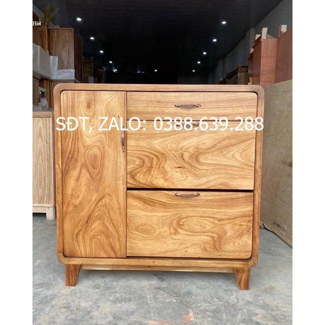 Tủ giày dép thông minh gỗ tự nhiên decor nhà đẹp/ hành lang, lối vào