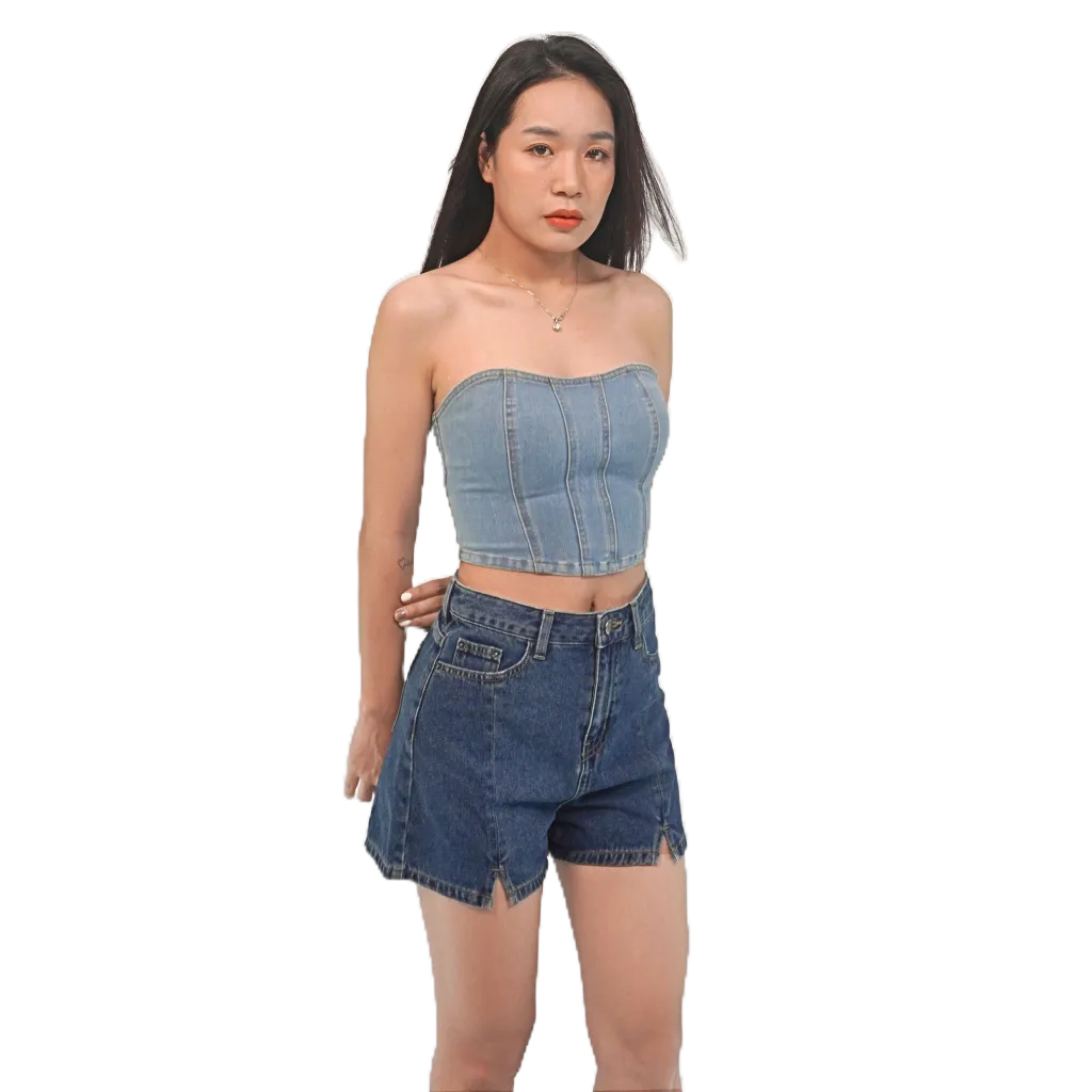 Quần short nữ đẹp S05, quần đùi nữ xếp ly cá tính fom chuẩn hách dáng, chất DENIM cao cấp thương hiệu Samma Jeans