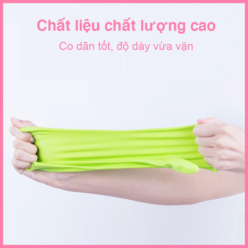 (Chọn Size) Găng tay Nitrile Không Mùi MyJae Rửa Chén, Bát, Dọn Dẹp Nhà Cửa