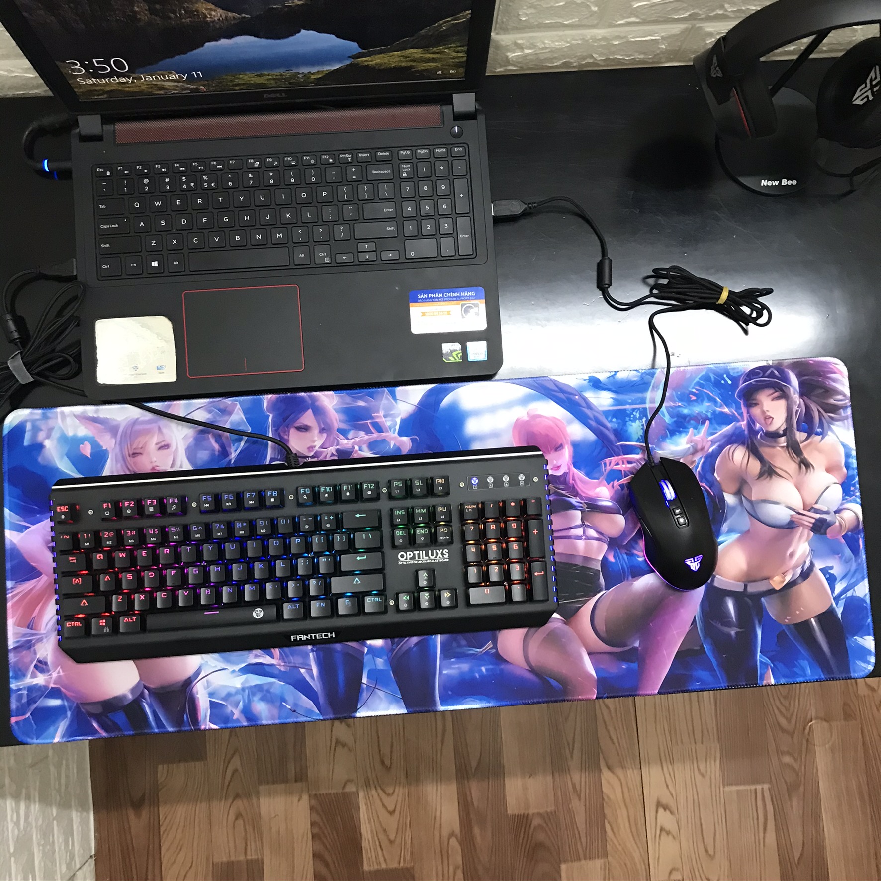 Miếng Lót Chuột, Bàn Di Chuột, mouse pad Liên Minh Huyền Thoại cỡ lớn (80x30x0.3)