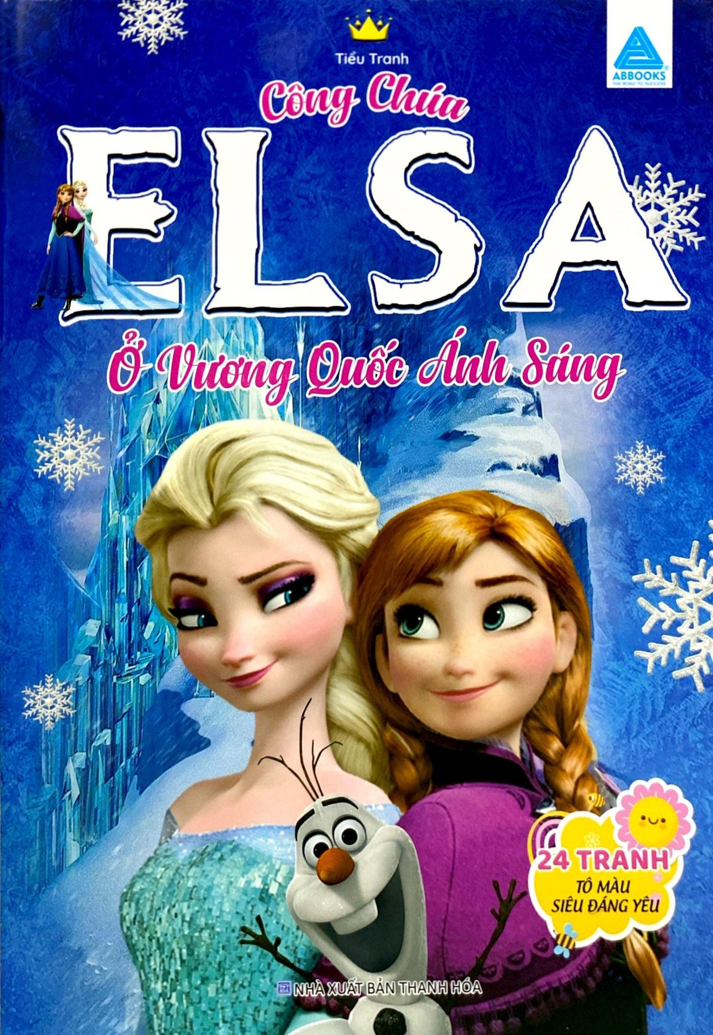 Sách - Công Chúa Elsa Ở Vương Quốc Ánh Sáng