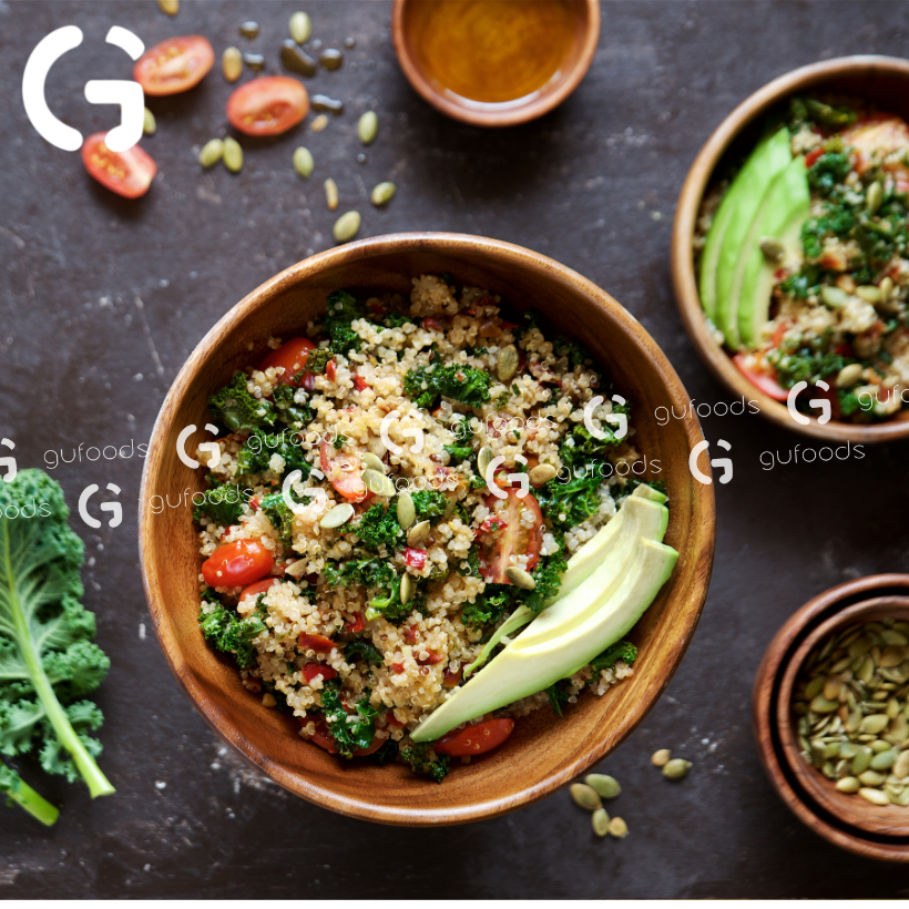 Hạt quinoa 3 màu ăn kiêng GUfoods - Giảm cân, Eat clean, Giàu lợi ích sức khoẻ