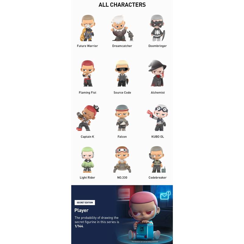 Đồ Chơi Mô Hình Pop Mart Kubo Select Your Character (Mẫu Bên Trong Là Ngẫu Nhiên)