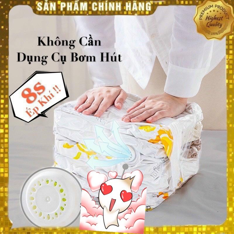 Túi Hút Chân Không Đựng Quần Áo, Chăn Màn Dùng Bằng Tay Không Cấn Bơm Hút