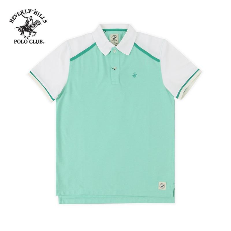 Áo polo Ngắn tay Nam Beverly Hills Polo Club Regularfit Xanh nhạt LB- PMRSS20TL045