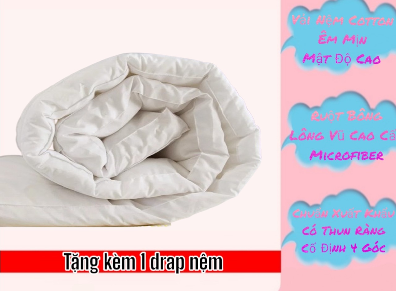 Nệm Bông Xuất Nhật Cao Cấp 10CM