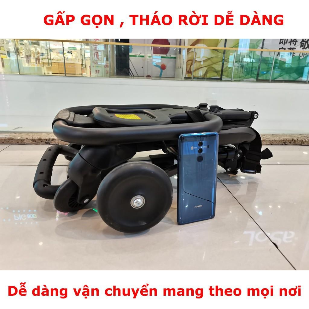 Xe đẩy gấp gọn đảo chiều siêu nhẹ cho bé