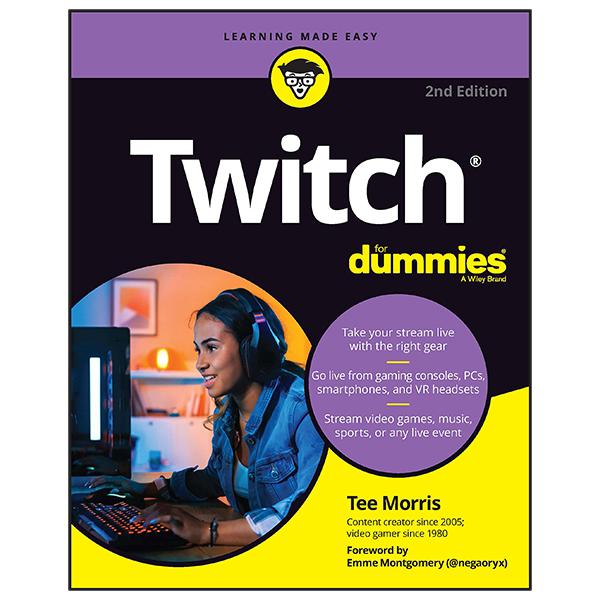 Sách ngoại văn: Twitch For Dummies 2nd Edition