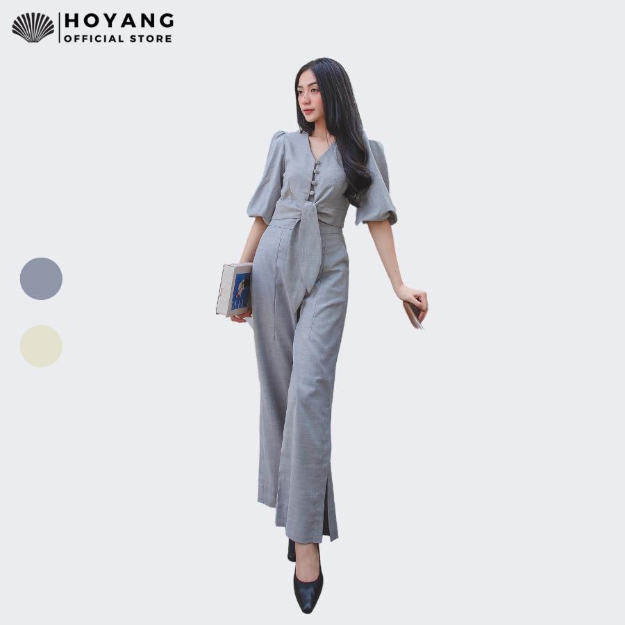 Set Đồ Thời Trang Vải Kate Phong Cách HOYANG QAHY01