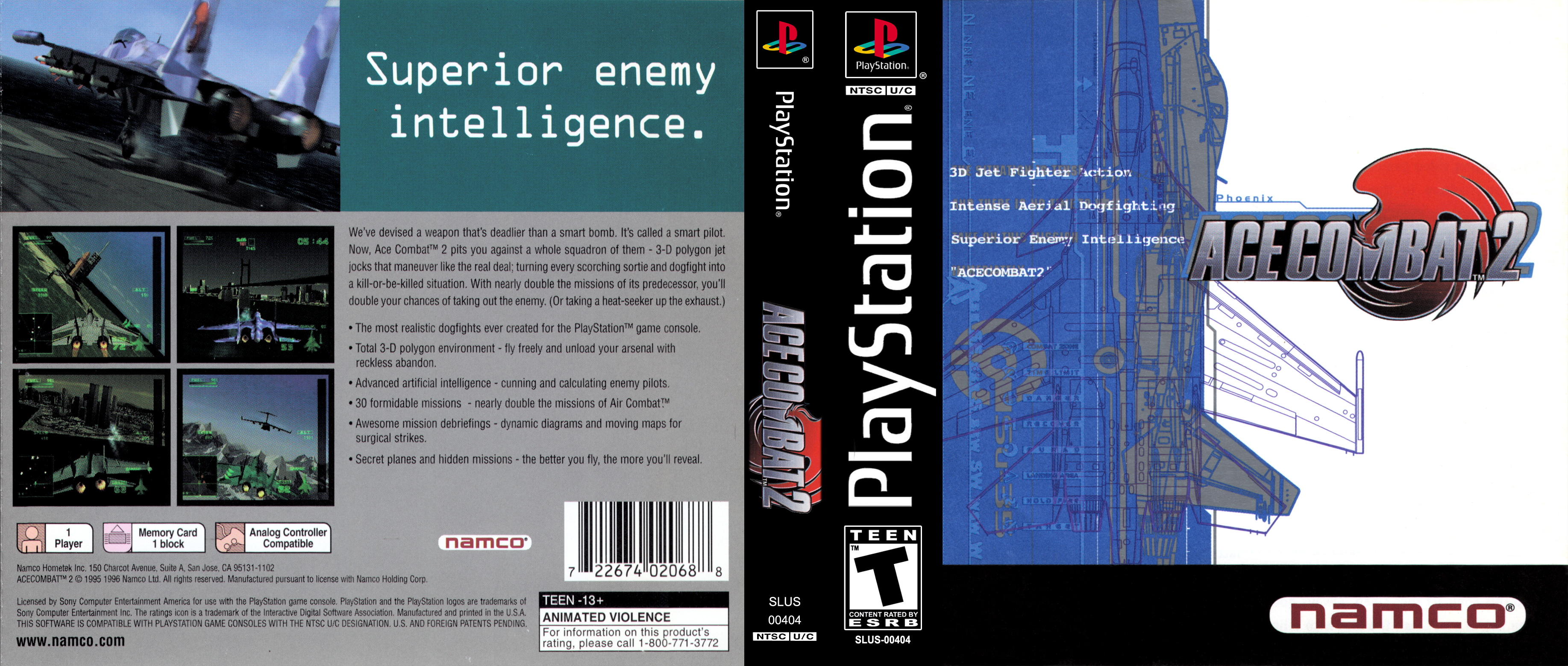 [HCM]Game ps1 bắn Máy bay ace combat 2