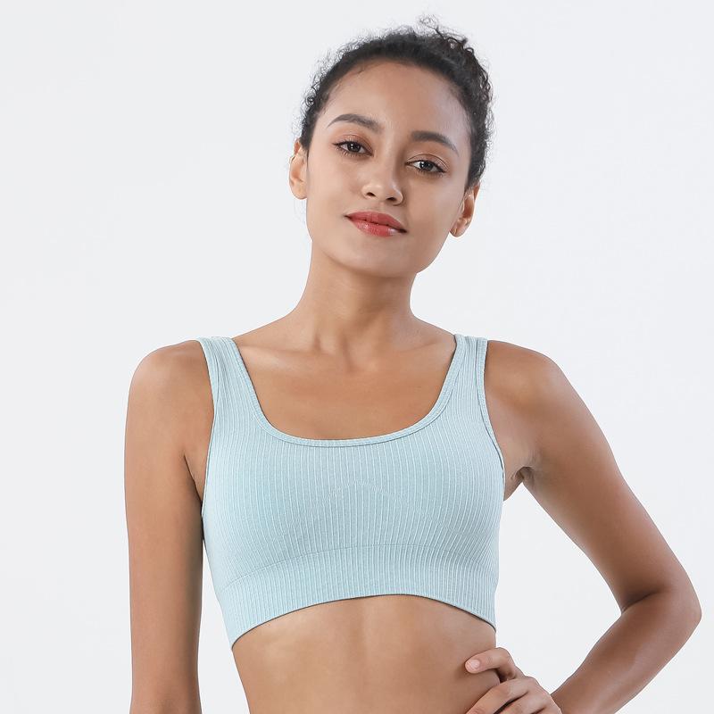 Thể Thao Nữ Top Liền Mạch Gân Mềm Push Up Bra Không Nội Y Nữ Lót Bralette Hở Lưng Áo Ngực Thể Thao
