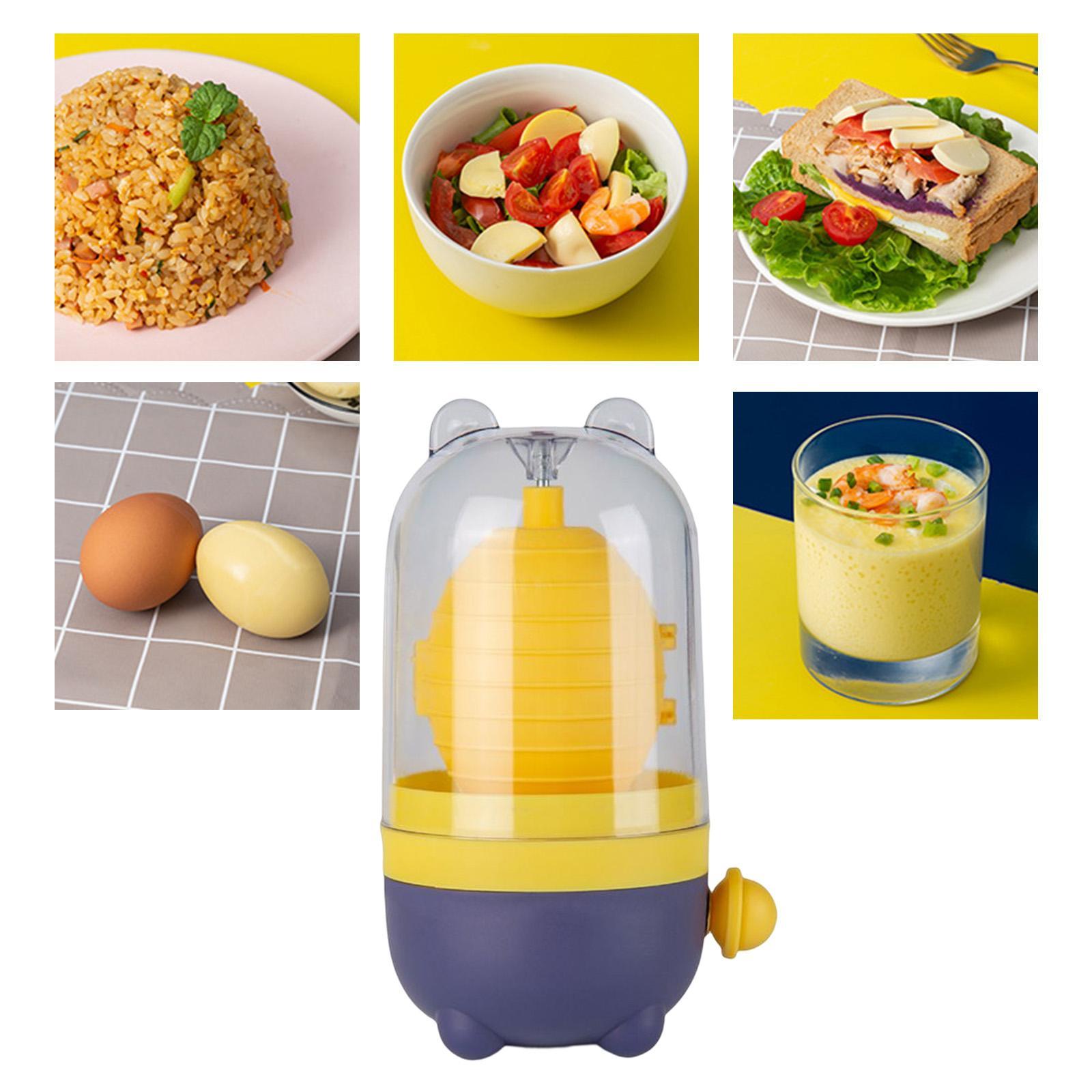 Manual Egg Scrambler Shaker Portable Household for Cooking Breakfast Outdoor