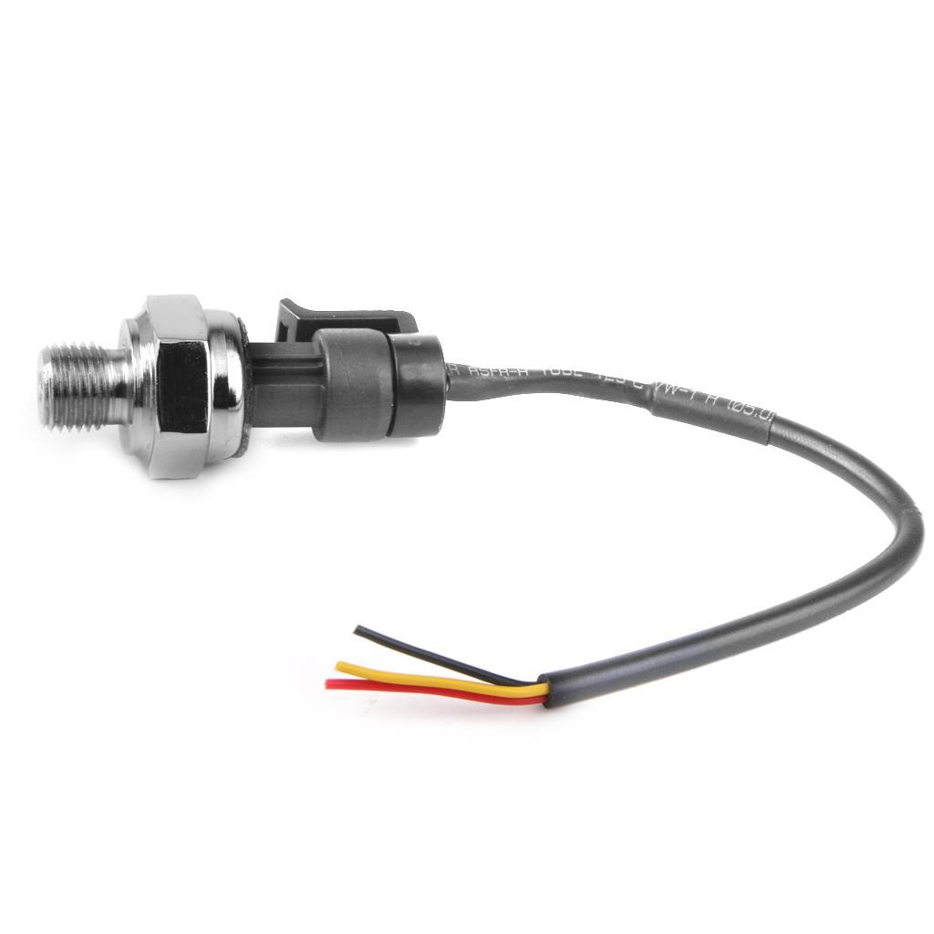 5V DC G1/4 Pressure Transducer Sensor 0-1.0MPa for Oil Fuel  Air