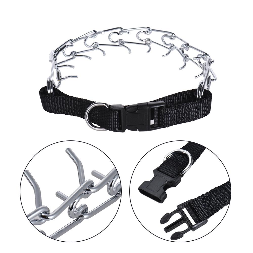 Vòng cổ bánh răng bằng thép không gỉ với chiều dài có thể điều chỉnh được, dành cho chó
