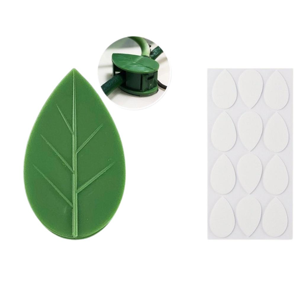 Nẹp Cây Cảnh, Dây Điện Dán Tường Keo Nano Siêu Dính Trang Trí Nhà Cửa Gọn Gàng Với Hình Chiếc Lá Độc Đáo K109