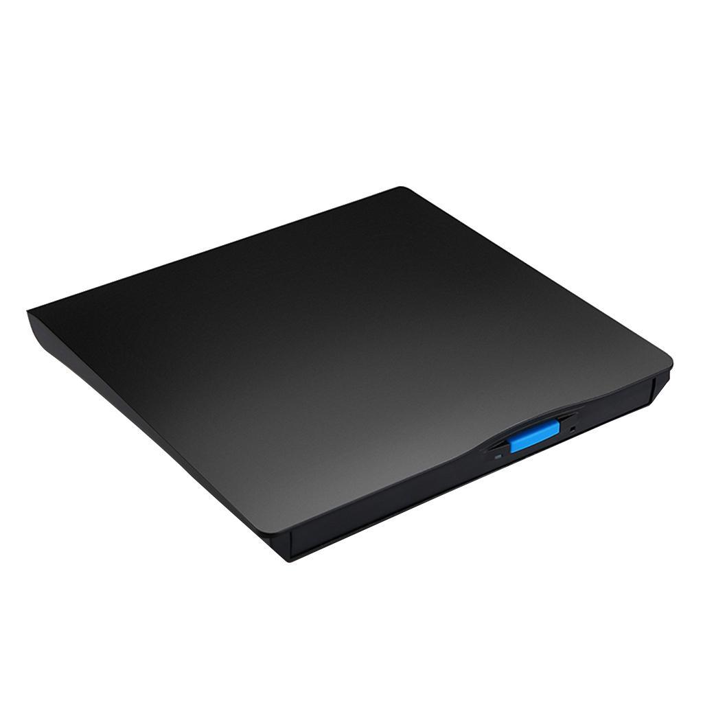 Prettyia External USB 2.0 CD Drive DVD Drive RW Burner for Windows Mac OS