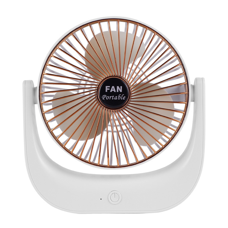 Quạt sạc usb mini để bàn xoay 120 độ - Hàng chính hãng