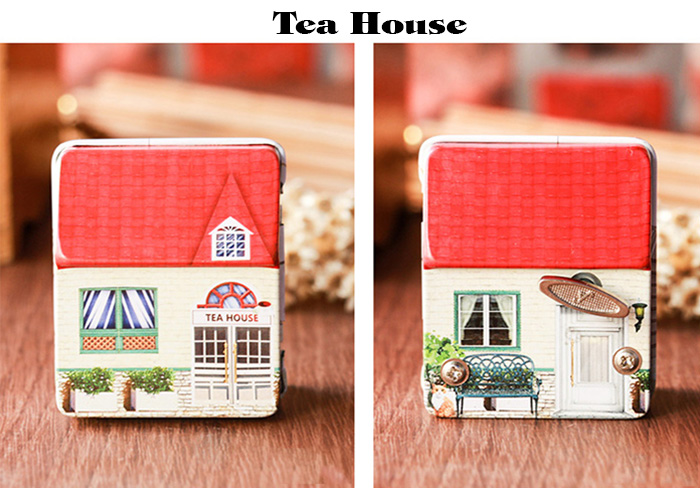 hộp nhạc kim loại cửa tiệm hạnh phúc hộp nhạc kim loại cửa tiệm hạnh phúc