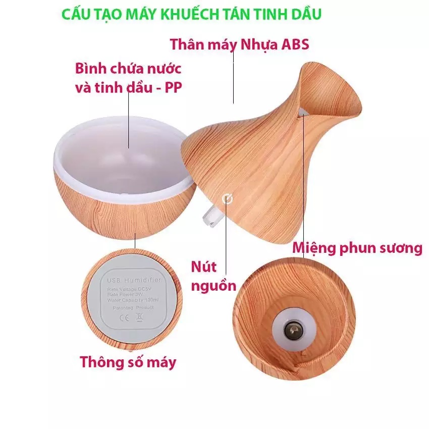 xông tinh dầu hồ lô - Khuếch tán tinh dầu hồ lô