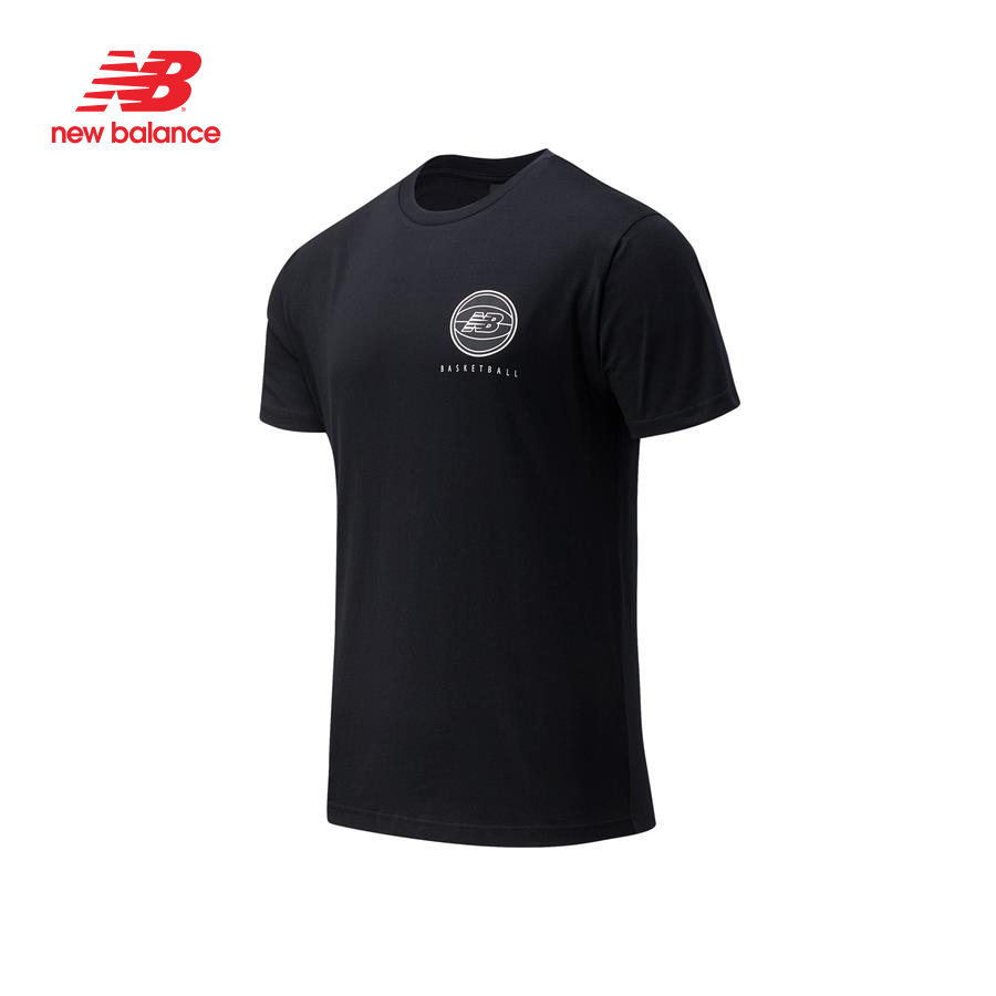 Áo thun tay ngắn thời trang nam New Balance HOOPS ESSENTIAL TEE - MT13587BK (form quốc tế)