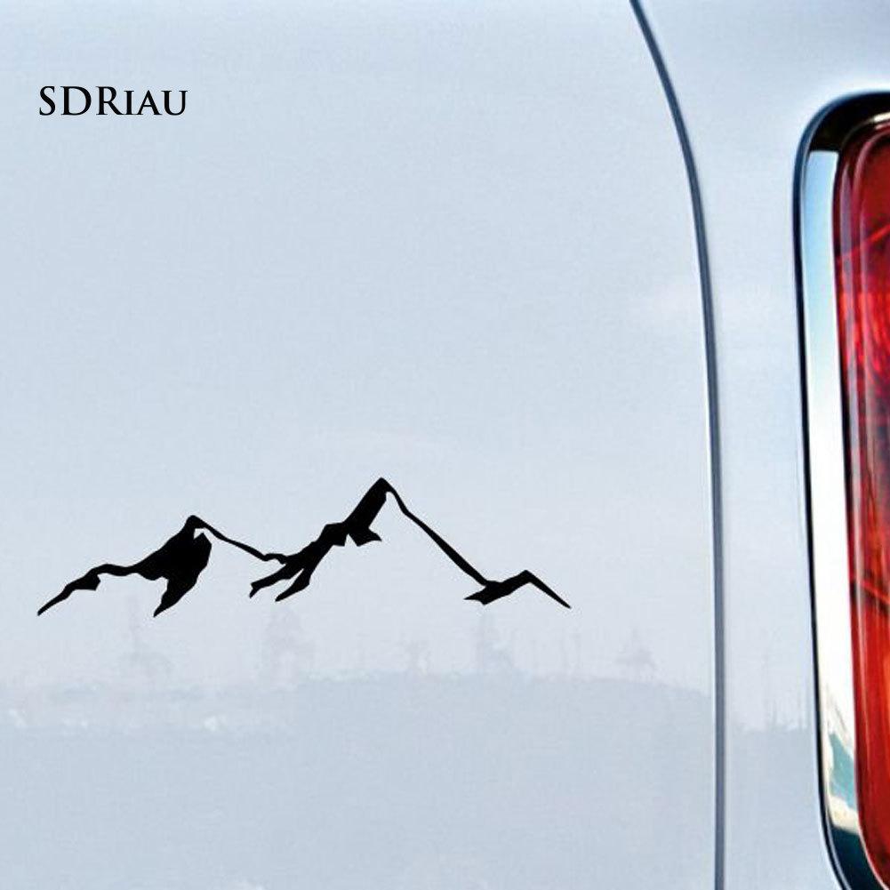 Sticker Dán Trang Trí Xe Hơi Hình Ngọn Núi