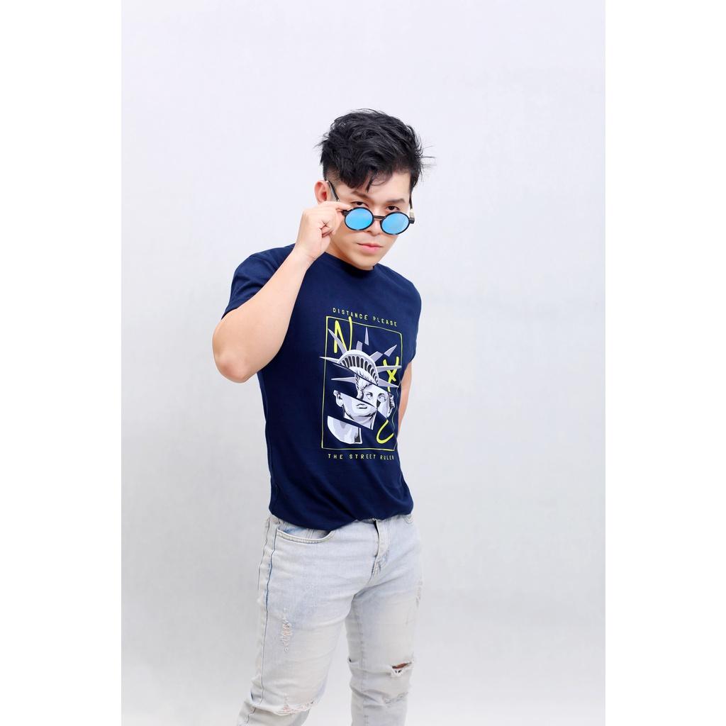 Áo thun nam form chuẩn Nữ Thần Tự Do - Fashion Eking Clothing