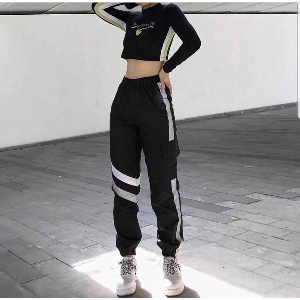 Quần Jogger Nam Nữ Phản Quang Túi Hộp UNISEX - Quần Dài Thể Thao Vải Thun Nhảy Dance - Tập Gym Ulzzang KUN