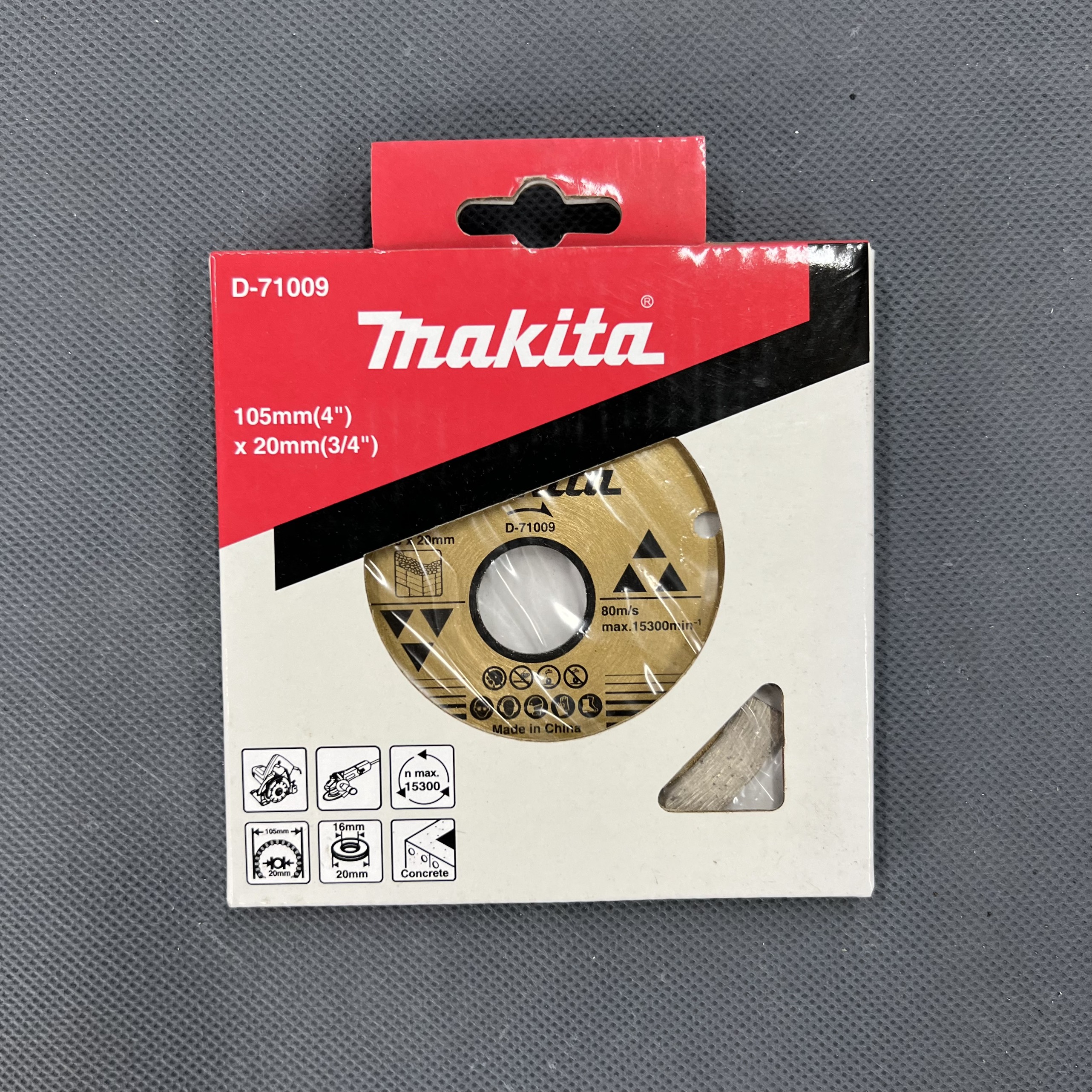 Đĩa cắt kim cương Makita 105X20mm D-71009