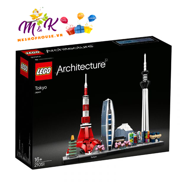 Mô hình đồ chơi lắp ráp LEGO ARCHITECTURE Thành Phố Tokyo 21051 ( 547 Chi tiết )