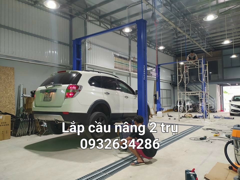 Lắp đặt cầu nâng ô tô