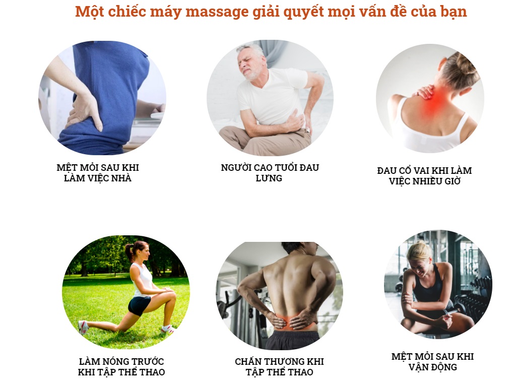 Máy massage toàn thân cầm tay mới nhất 2022 _ Màn hình cảm ứng _30 mức cường độ _ 8 đầu massage chuyên dụng