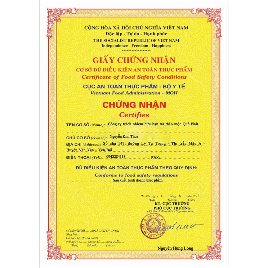 Trà quế Quế Phát