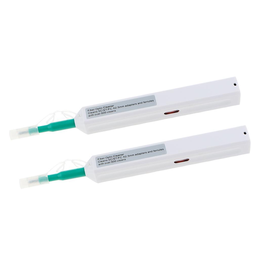 2 Piece Fiber Optic Connector Cleaning Pen for 2.5mm SC ST And FC Connector