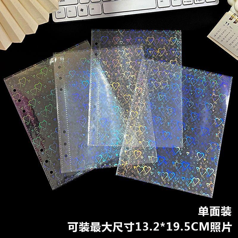 Thuận lợi nhất cuốn sách thẻ trang bên trong trong suốt 6 lỗ A5 sách rời 3 inch Polaroid ảnh sao trang lưu trữ thẻ nhỏ