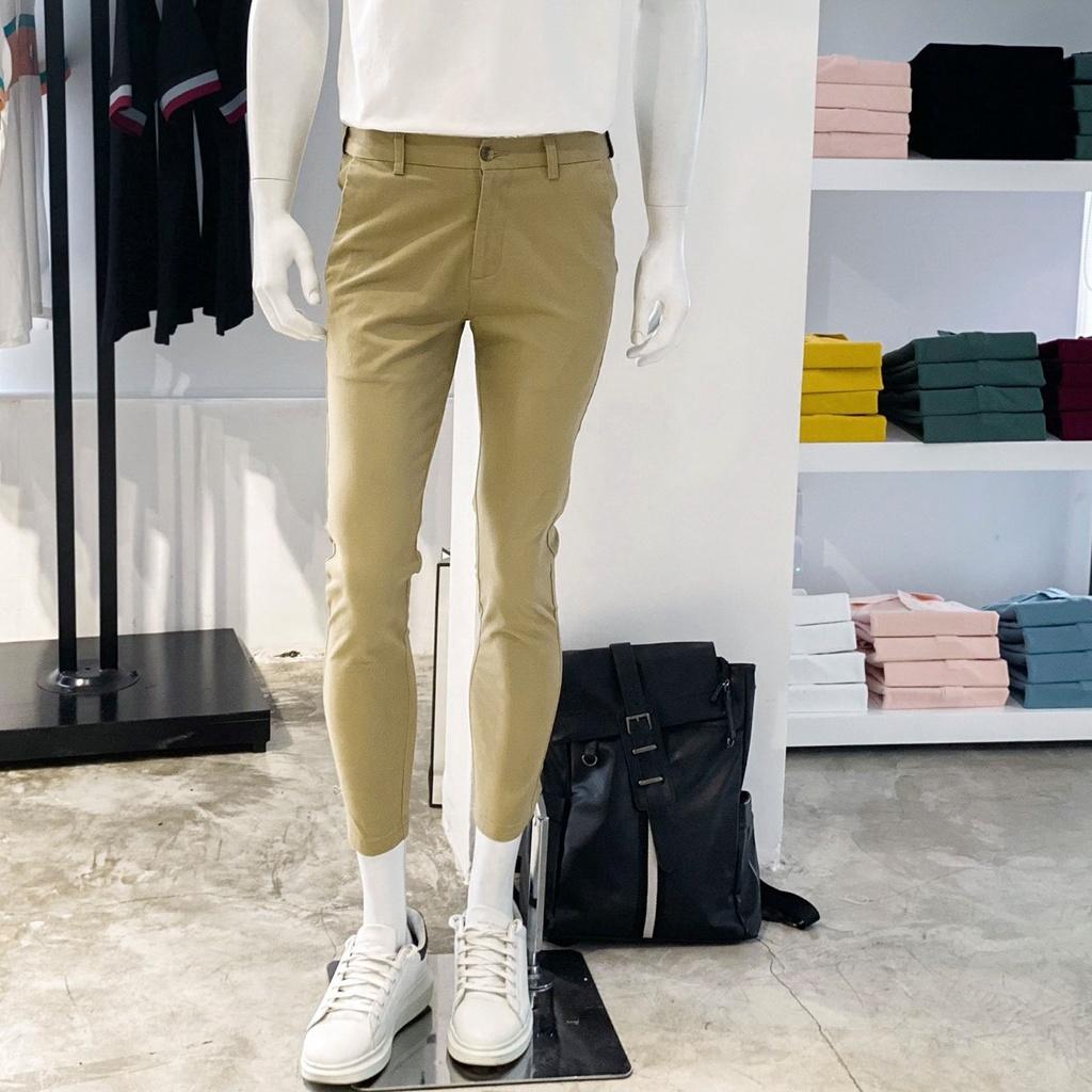 Quần Kaki Dài Nam Màu Be BY COTTON Beige Khaki Chinos