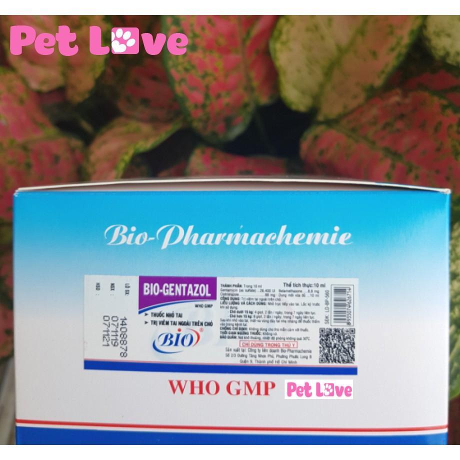THUỐC TRỊ VIÊM TAI CHÓ BIO GENTAZOL