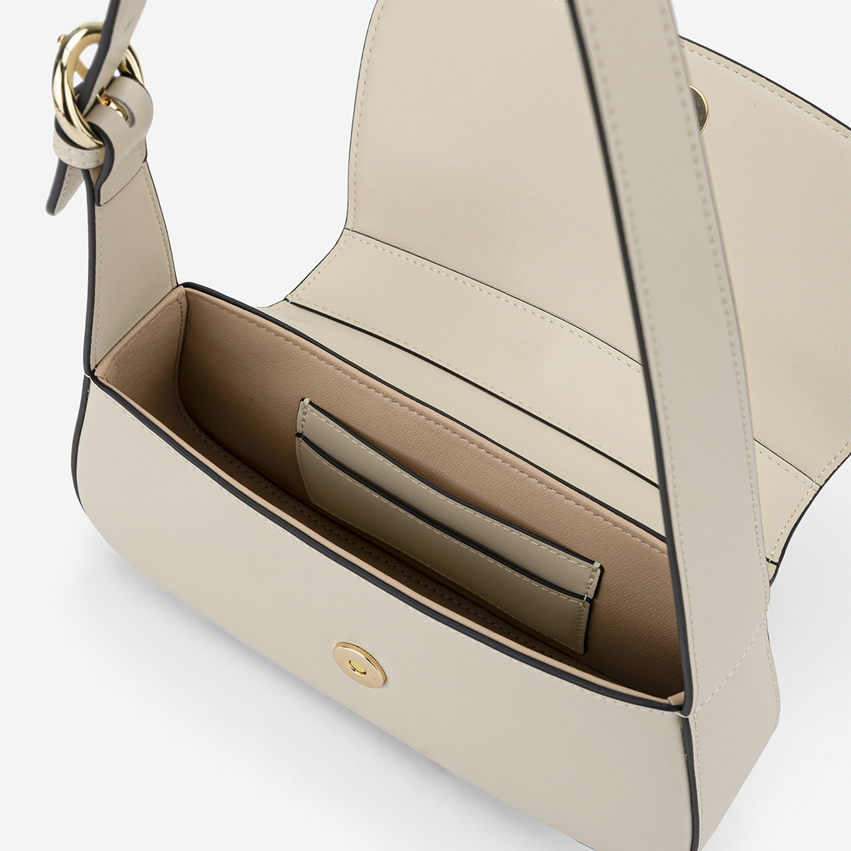 Vascara Túi Leather Kiểu Hobo Nắp Gập - SAT 0338