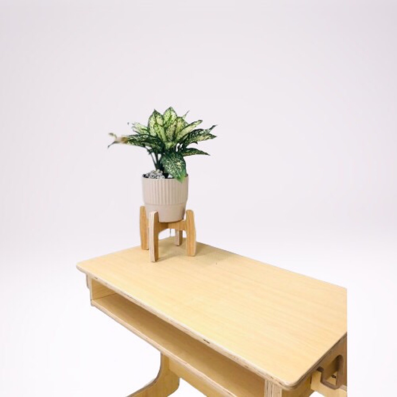 Đôn gỗ để cây cảnh trang trí trong nhà nhiều kích thước, gỗ plywood
