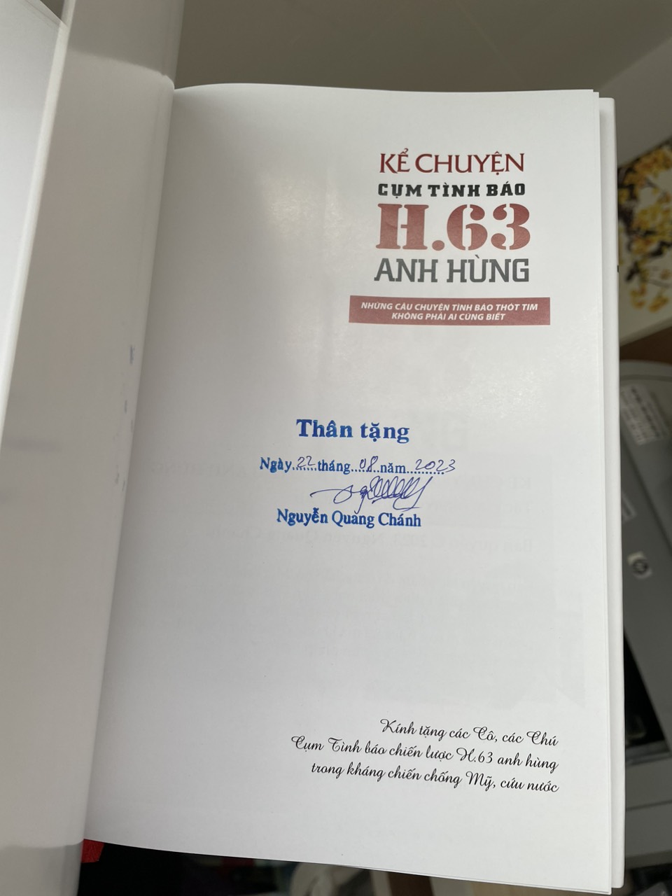 Kể chuyện Cụm Tình Báo H.63 Anh Hùng
