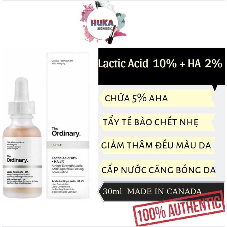 Tinh chất Lactic Acid 10%+ HA 30ml