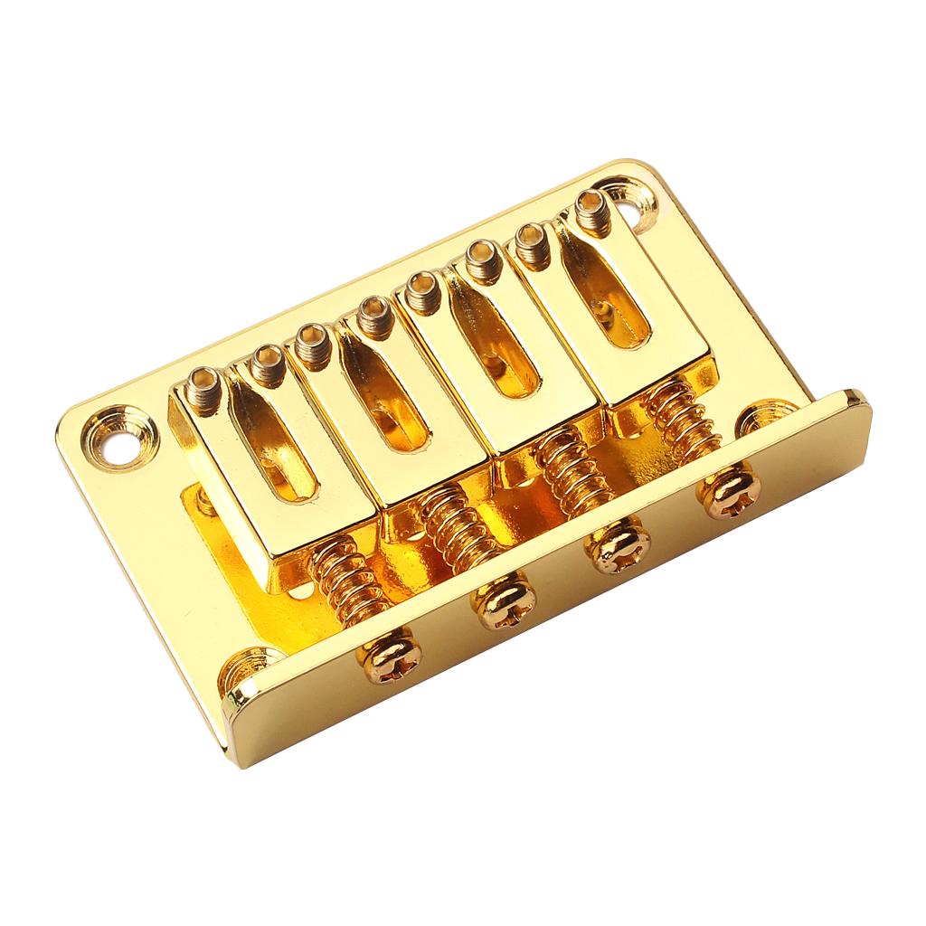 Cao Cấp 4 Bass Cầu cho Đàn Guitar Điện Đàn Ukulele Cầu Phụ Kiện