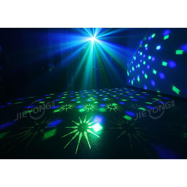Đèn LED Laser cảm biến âm thanh, tự động xoay , nhiều hiệu ứng dùng để trang trí tiệc, phòng karaoke