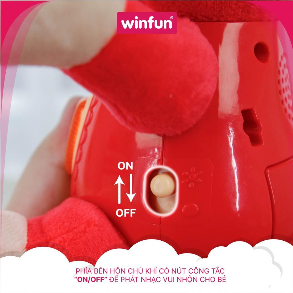 Đồ chơi sơ sinh - tiền giáo dục: chú khỉ phát nhạc vui nhộn Winfun WF000275-01