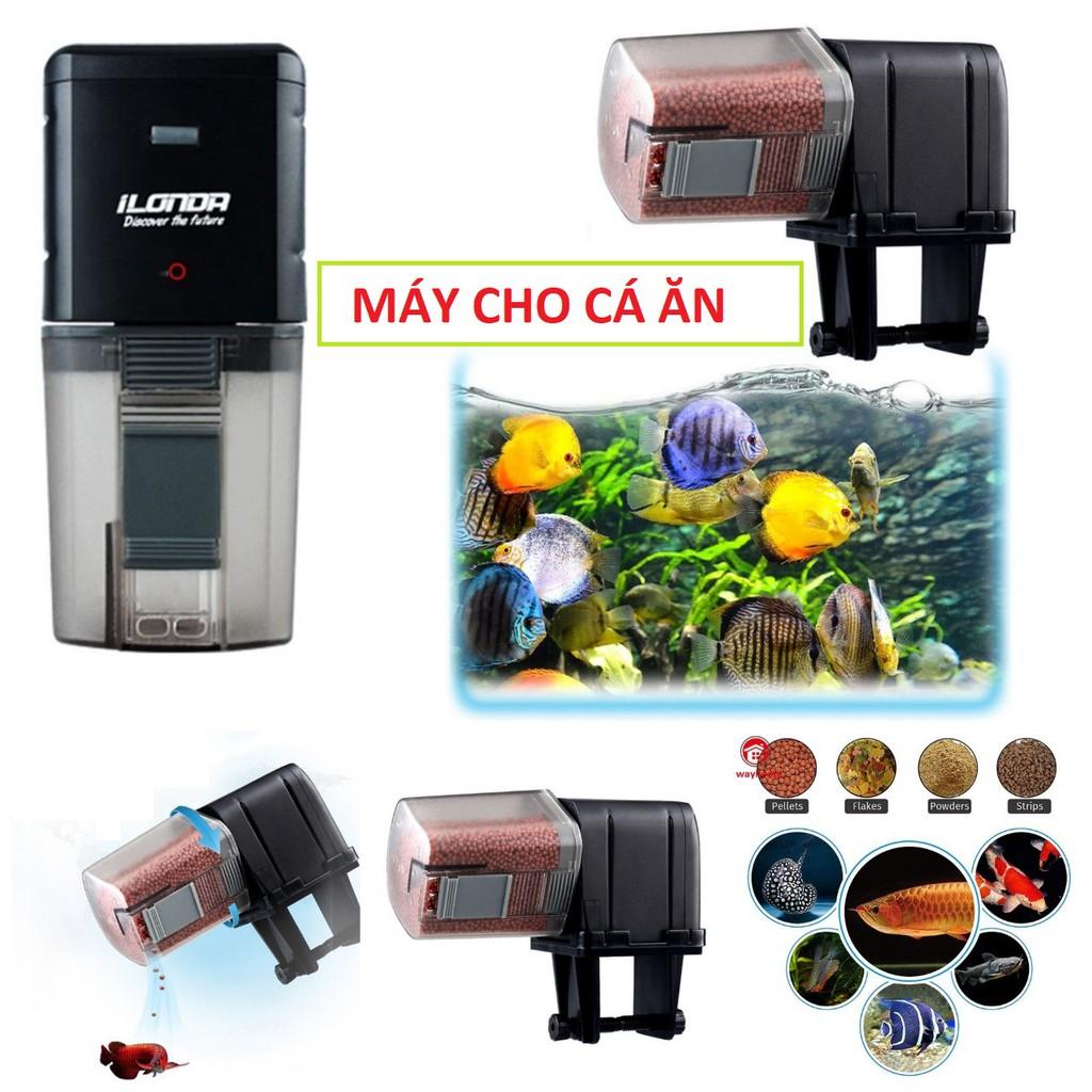 Máy cho cá ăn tự động có hẹn giờ , đèn chiếu bể cá loại tốt