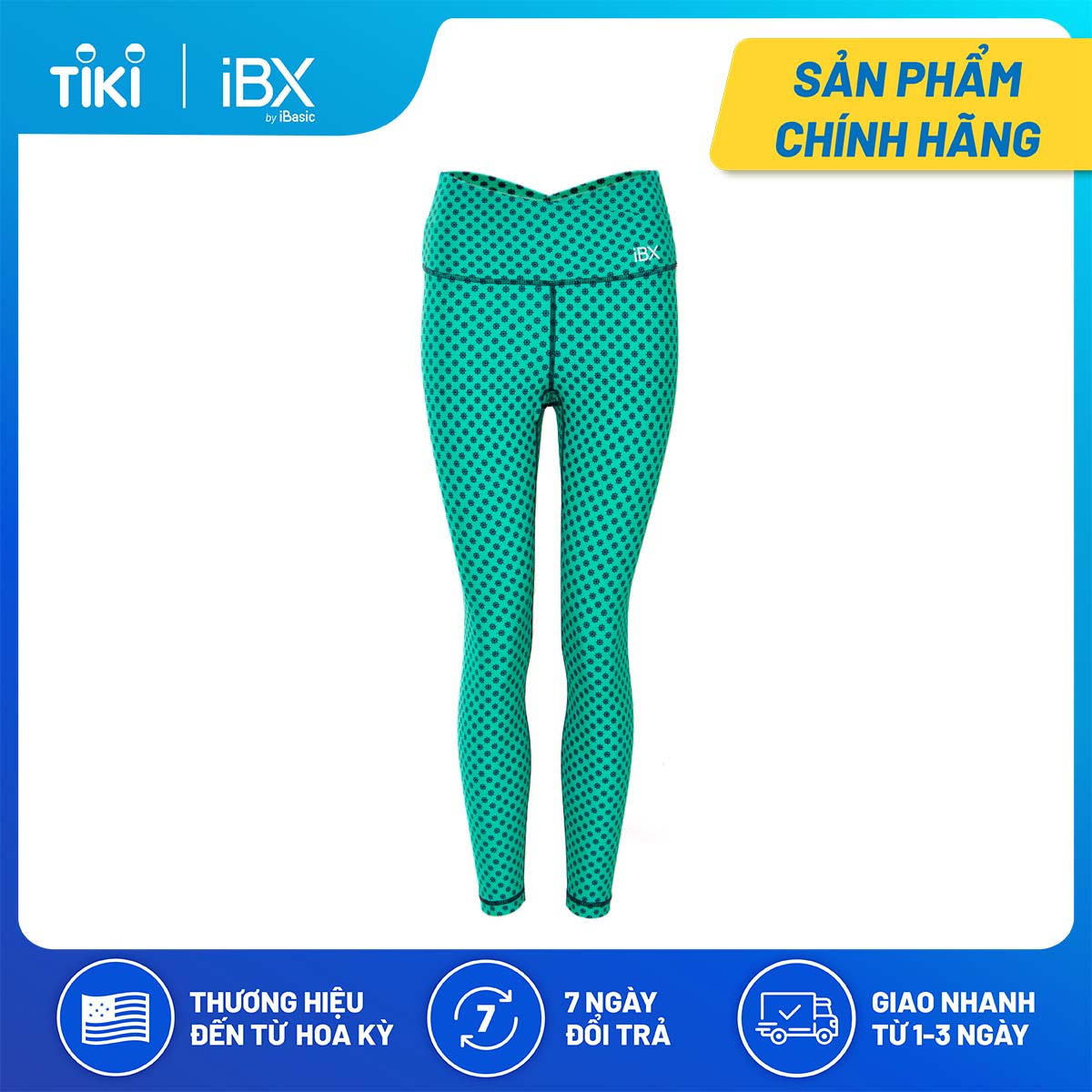 Quần dài thể thao lưng cut - out iBasic IBXW002B