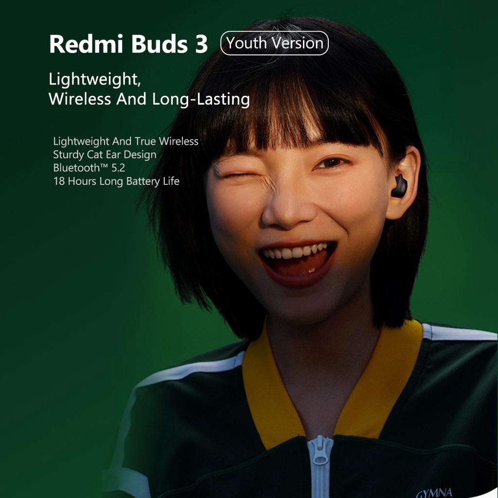 Tai Nghe Nhét Tai Không Dây Bluetooth 5.2 TWS Chống Nước Phiên Bản Youth Edition Xiaomi Redmi Buds 3 Hàng nhập khẩu