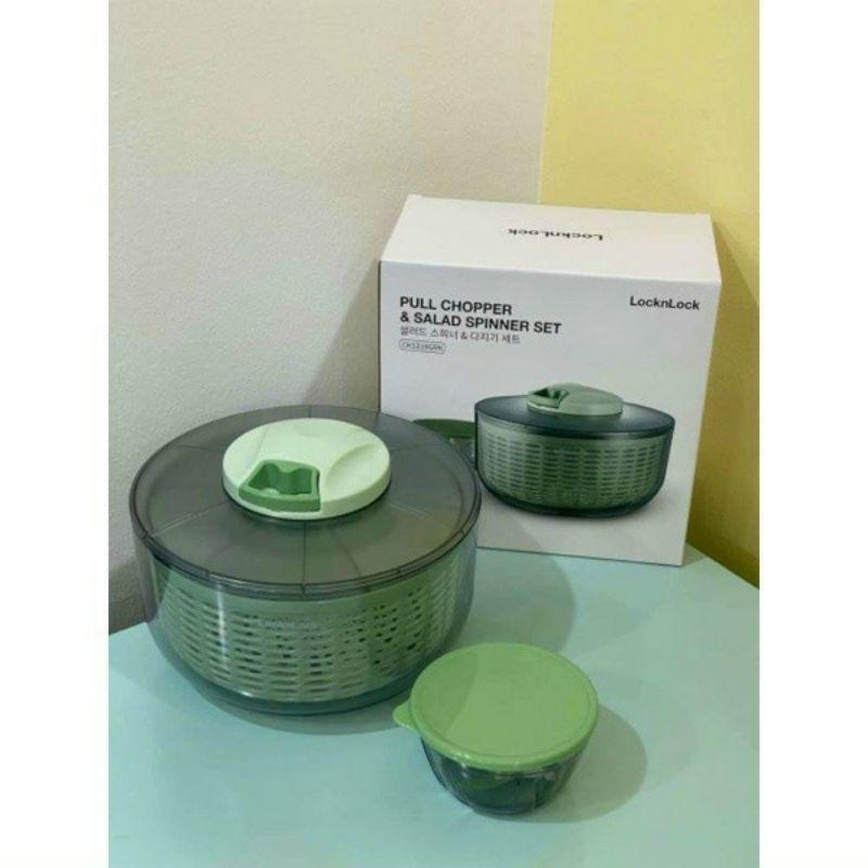 Bộ Rổ Quay Rau Kèm Dụng Cụ Băm Rau Củ Cao Cấp CKS319GRN