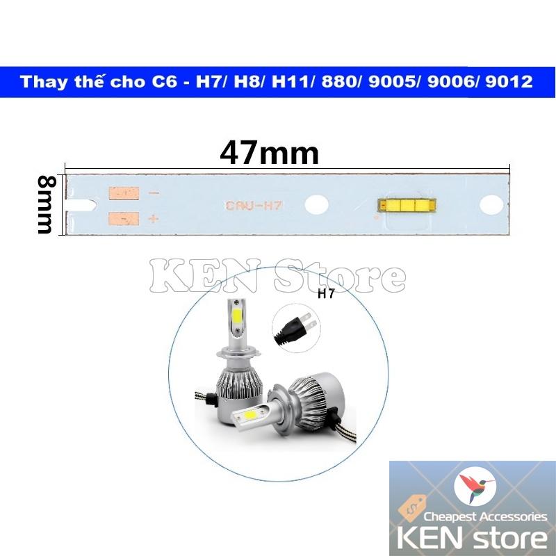 Chip led, nhân led ZES thay thế cho bóng đèn led pha C6-H1 H4 H7 H11 HB3 HB4...