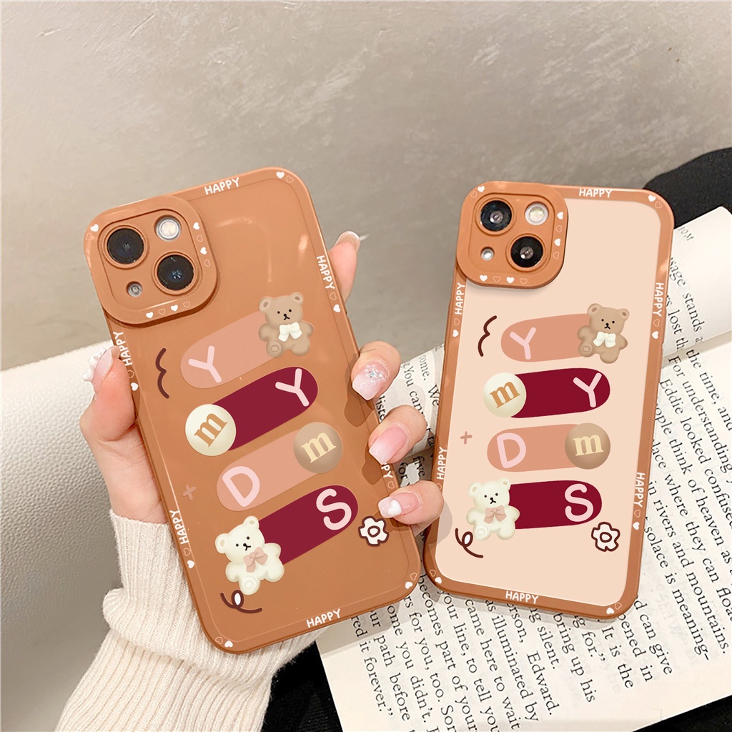 Ốp Lưng Cạnh Vuông My Bear Dành Cho iPhone 6 / 6 Plus / 7 / 7 Plus / 8 / 8 Plus / X / Xs / Xs Max / 11 / 11 Pro / 11 Pro Max / 12 / 12 Pro / 12 Pro Max