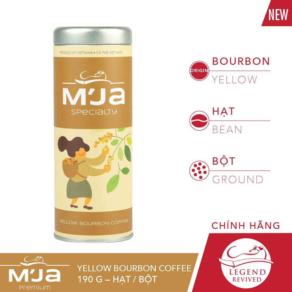 Cà phê M'JA Yellow Bourbon 200g